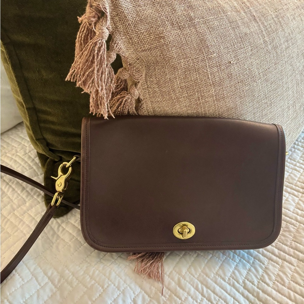 Vintage Coach Brown City Bag 9790